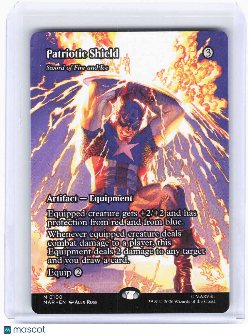 2025 Magic: The Gathering—Patriotic Shield #100 (MAR)—Mythic Non-Foil
