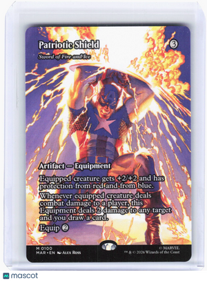 2025 Magic: The Gathering—Patriotic Shield #100 (MAR)—Mythic Non-Foil