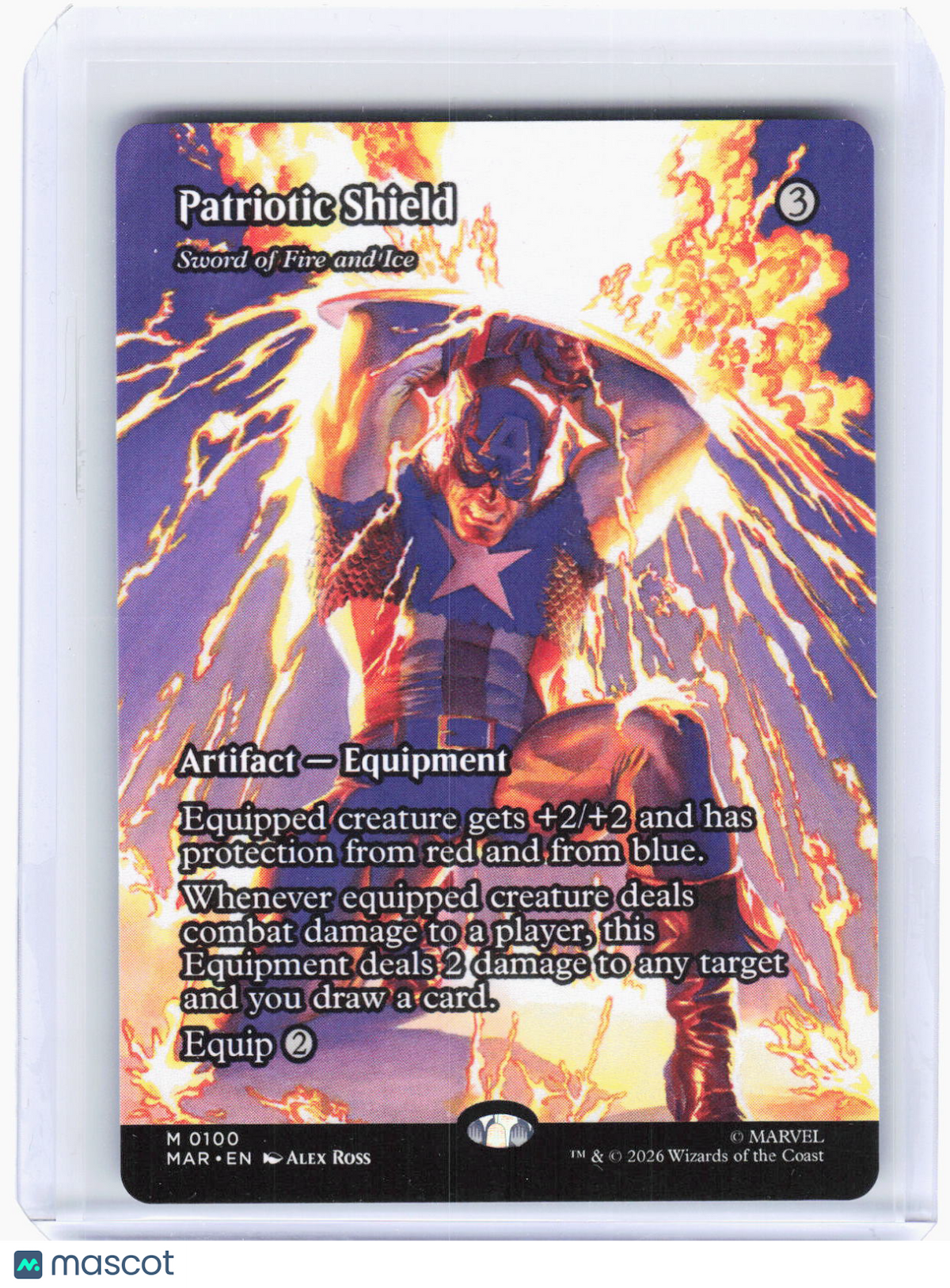 2025 Magic: The Gathering—Patriotic Shield #100 (MAR)—Mythic Non-Foil