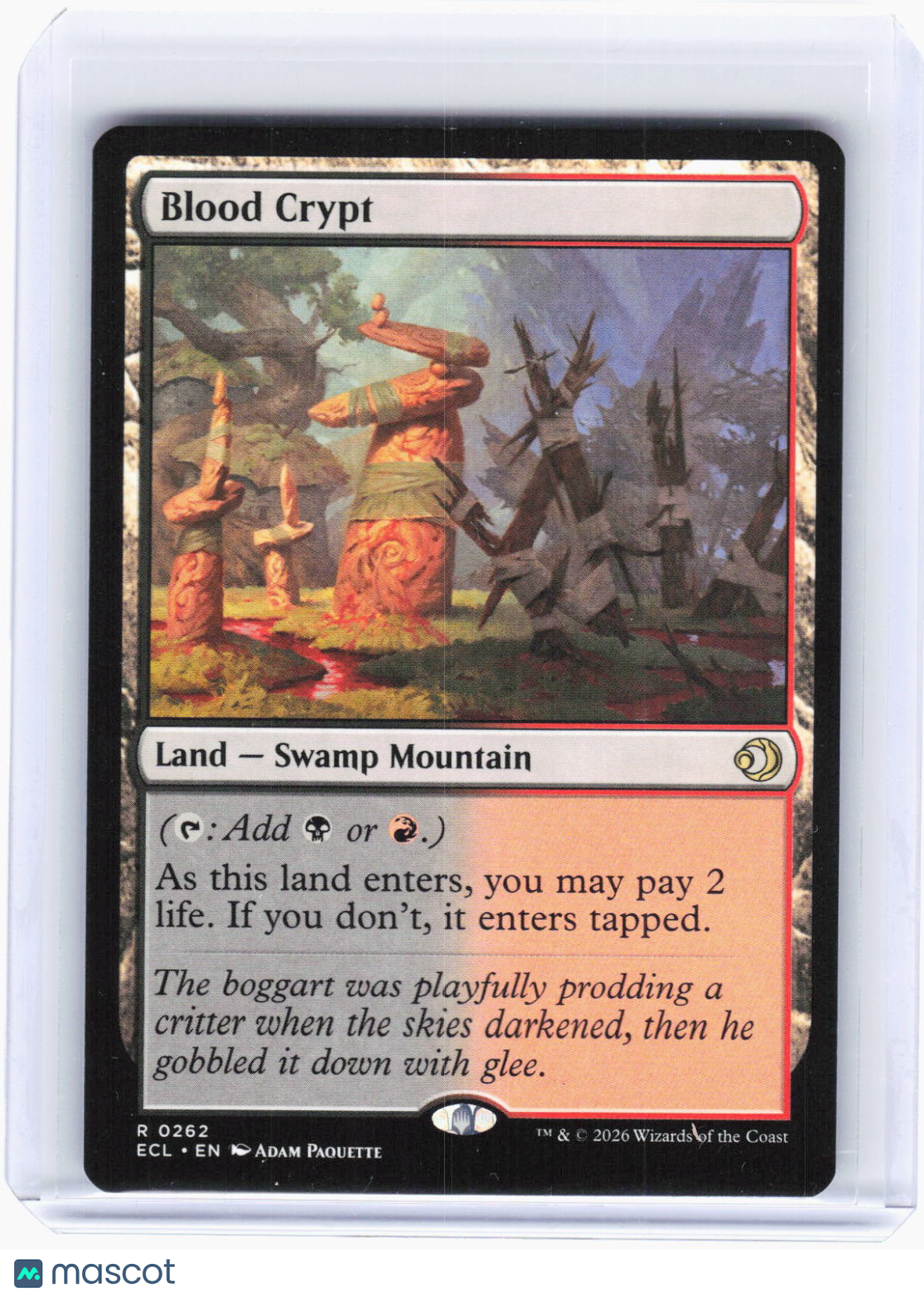 2026 Magic: The Gathering—Blood Crypt #262 Lorwyn Eclipsed—Rare Non-Foil