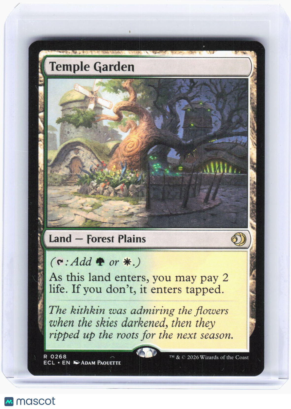 2026 Magic: The Gathering—Temple Garden #268 Lorwyn Eclipsed—Rare Non-Foil