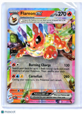 2025 Pokemon—Flareon ex (Prismatic Evolutions Stamp) #014/131 MCAP—Promo Holo