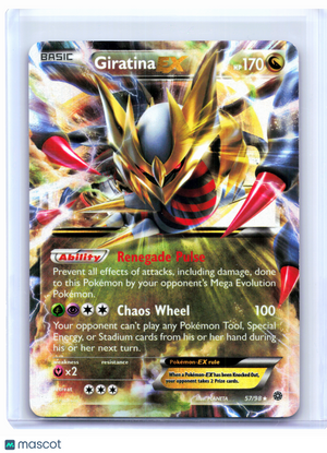 2015 Pokemon—Giratina EX #57/98 Ancient Origins—Ultra Rare Holo [MP]