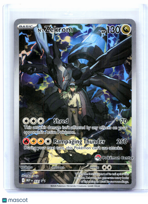 2026 Pokemon—N's Zekrom (Pokemon Center) #031 MEP—Black Star Promo Holo [LP]