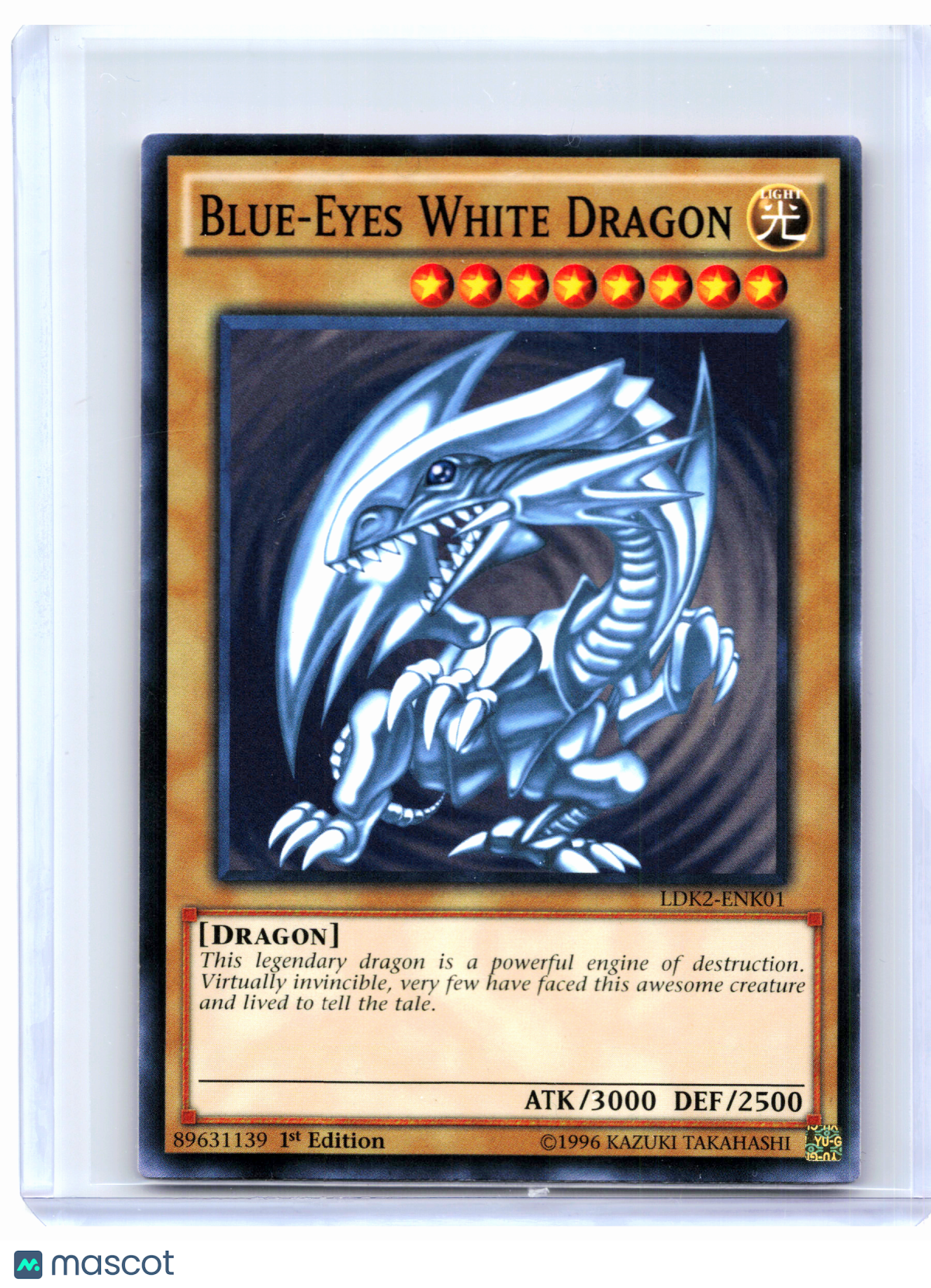 2016 YuGiOh!—Blue-Eyes White Dragon (Version 2) #LDK2-ENK01—Common Nonfoil (1E)