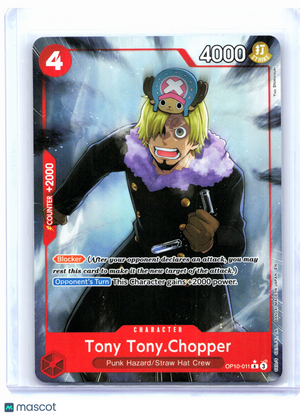 2025 One Piece Card Game—Tony Tony.Chopper #OP10-011 The Best Vol. 2—Rare Foil