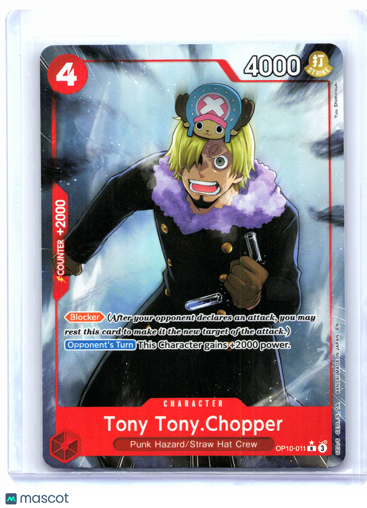 2025 One Piece Card Game—Tony Tony.Chopper #OP10-011 The Best Vol. 2—Rare Foil