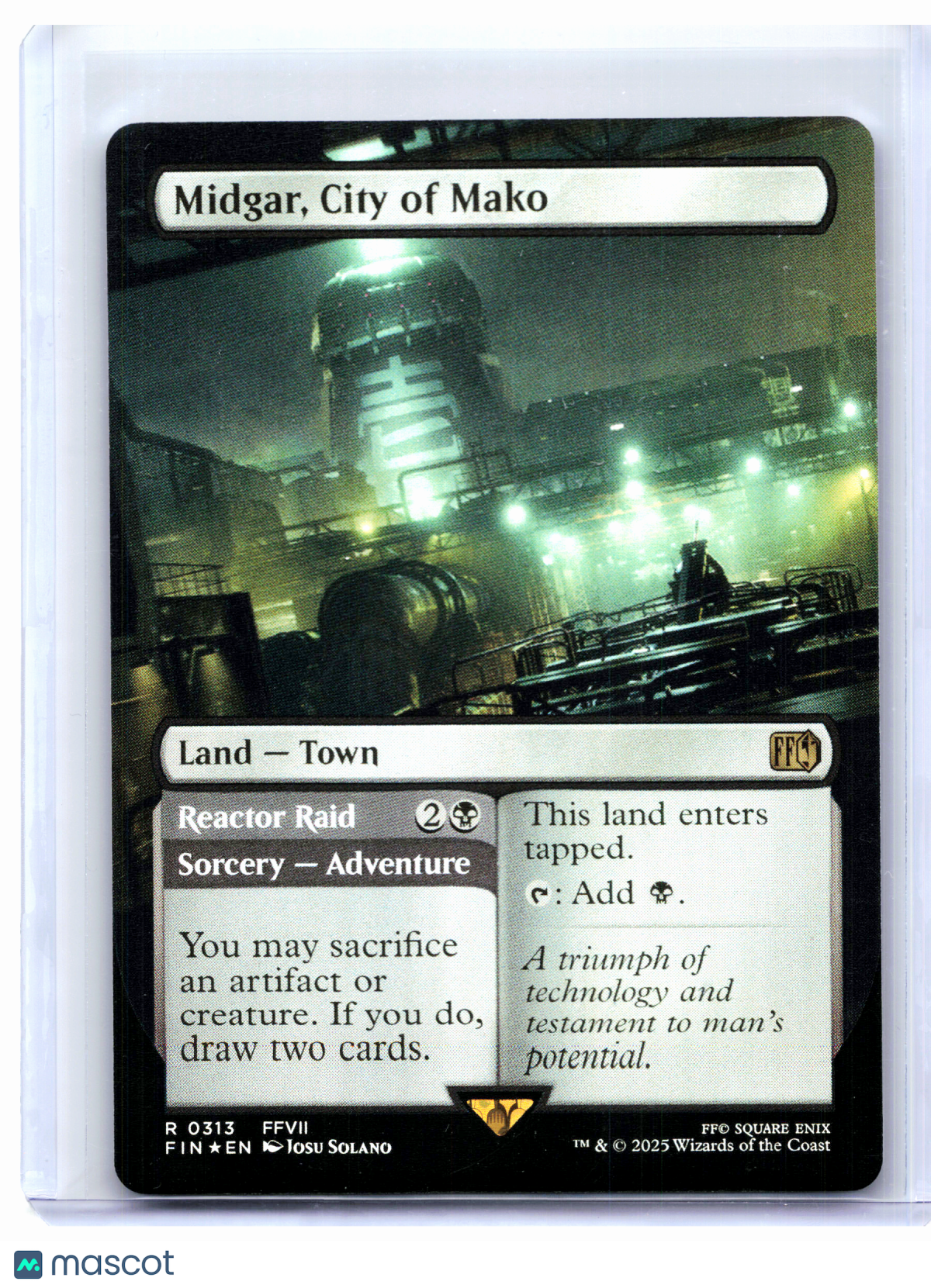 2025 Magic: TG—Midgar, City of Mako (Borderless) #0313 FINAL FANTASY—Rare Foil