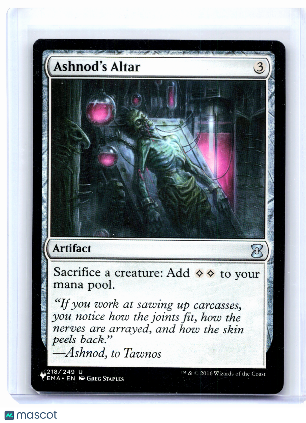 2016 Magic: The Gathering—Ashnod's Altar #218 Eternal Masters—Uncommon Nonfoil