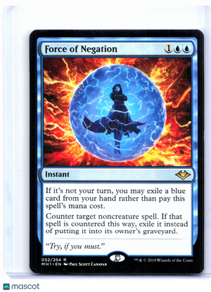2019 Magic: The Gathering—Force of Negation #052 Modern Horizons—Rare Nonfoil