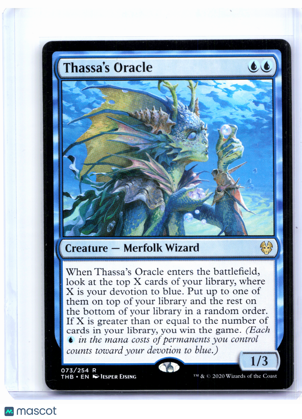 2020 Magic: The Gathering—Thassa's Oracle #073 Theros Beyond Death—Rare Nonfoil