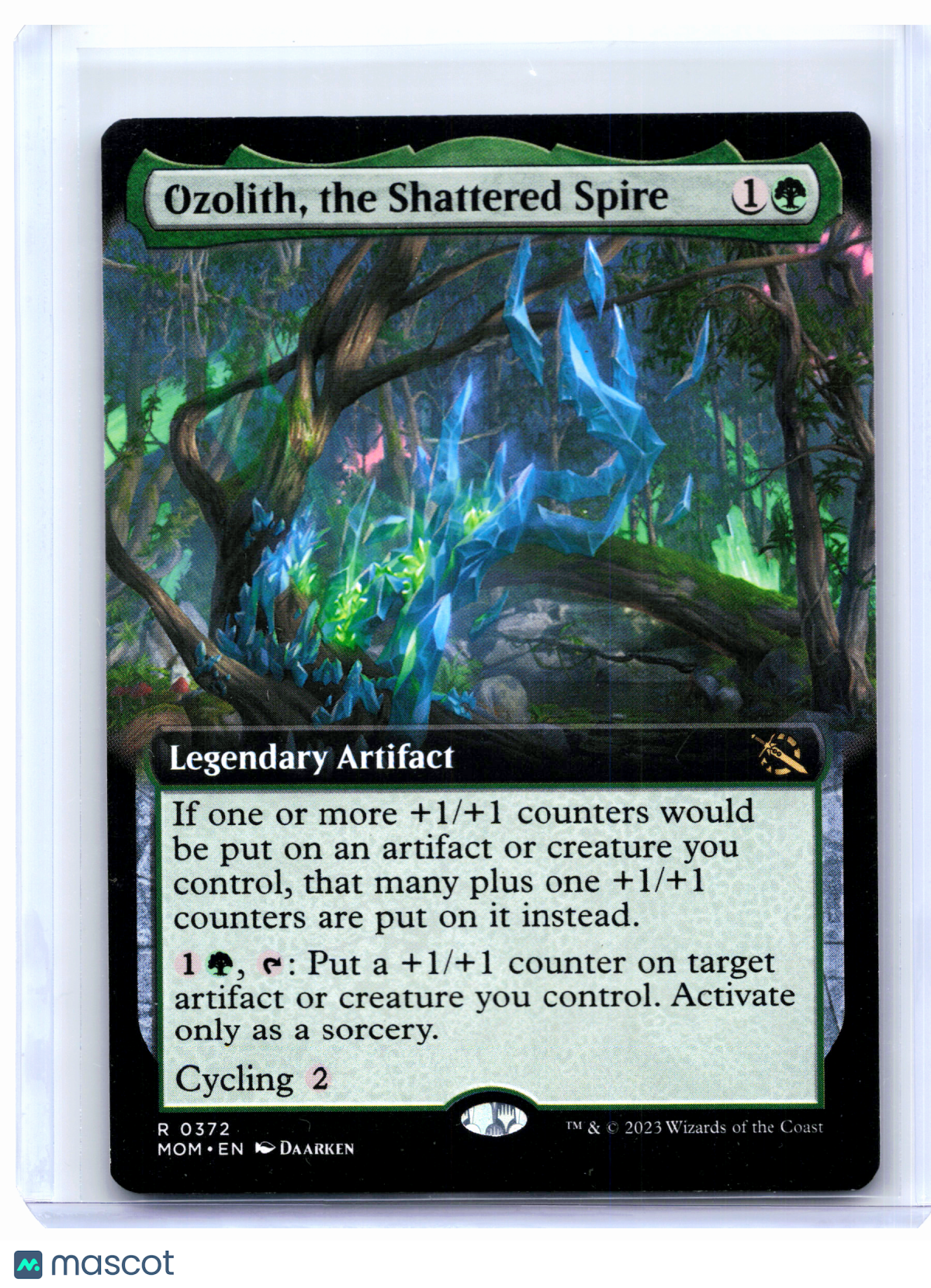 2023 Magic: TG—Ozolith, the Shattered Spire (Extended Art) #372 MOM—Rare Nonfoil