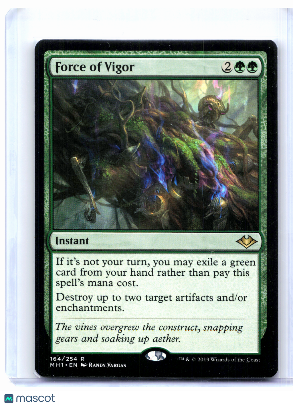 2019 Magic: The Gathering—Force of Vigor #164 Modern Horizons—Rare Nonfoil