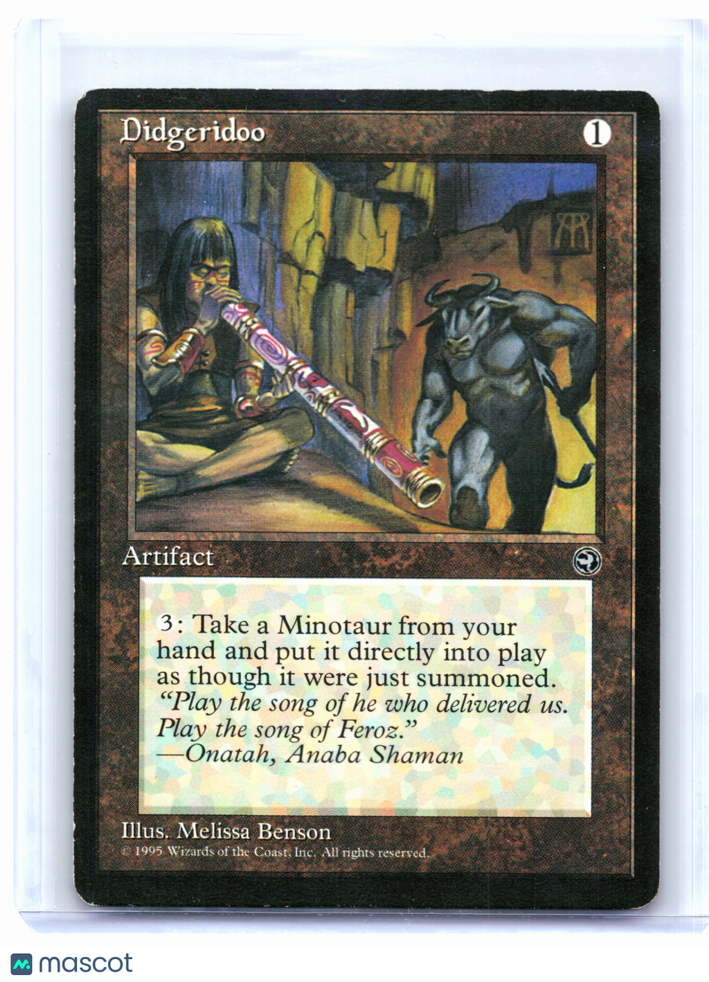 1995 Magic: The Gathering—Didgeridoo Homelands—Rare Nonfoil [Heavily Played]