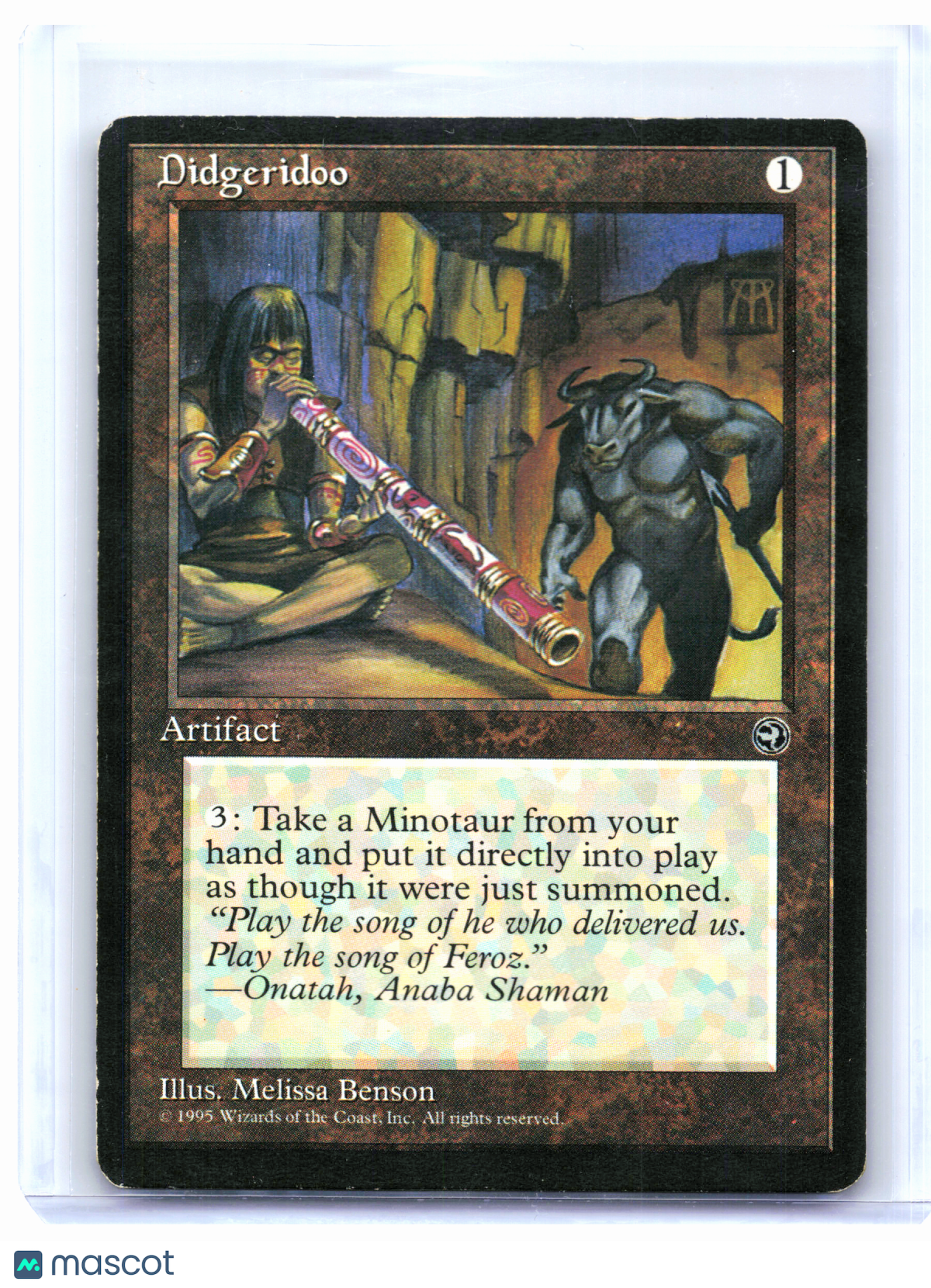 1995 Magic: The Gathering—Didgeridoo Homelands—Rare Nonfoil [Heavily Played]