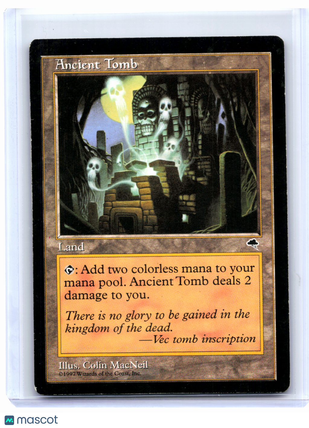 1997 Magic: The Gathering—Ancient Tomb #315 Tempest—Uncommon Nonfoil [Damaged]