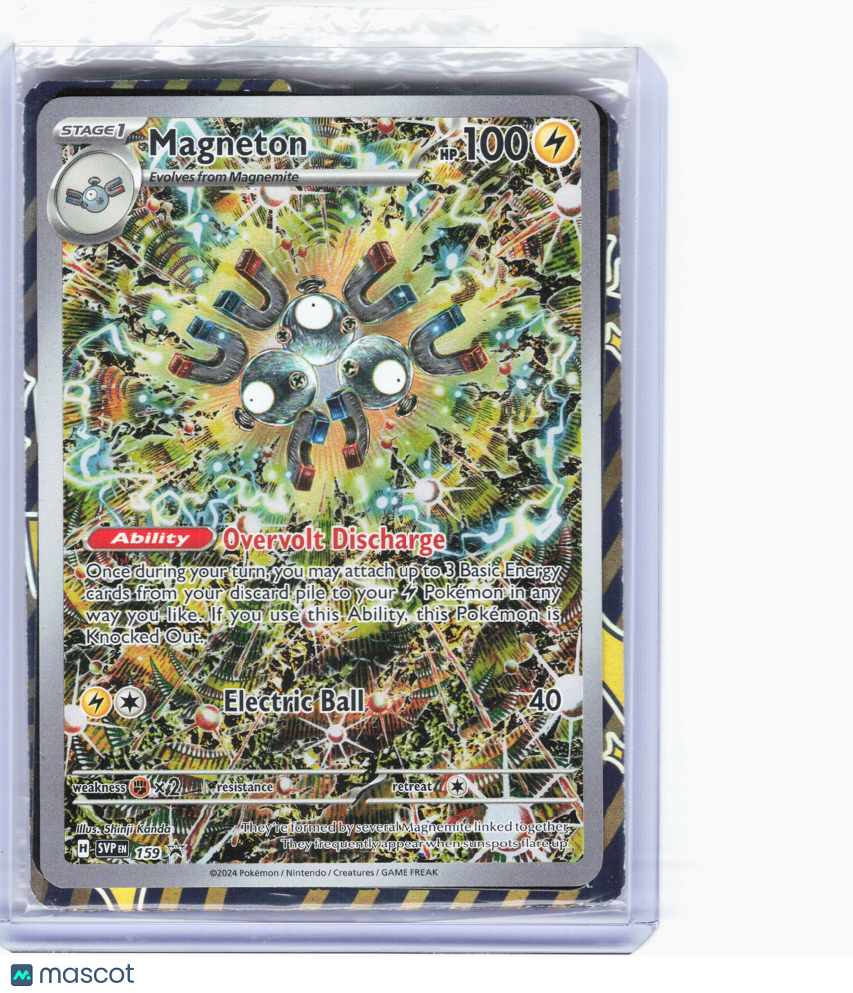 2024 Pokemon—Magneton #159 Scarlet & Violet Promo—Black Star Promo Holo [Sealed]