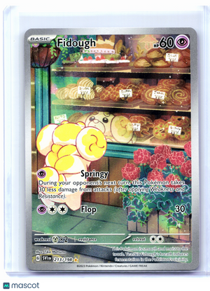 2023 Pokemon—Fidough #213/198 Scarlet & Violet Base Set—Illustration Rare Holo