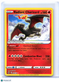 2023 Pokemon—Radiant Charizard #020/159 Crown Zenith—Radiant Rare Holo [LP]