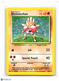 1999 Pokemon—Hitmonchan #7/102 Base Set—Holo Rare [Heavily Played]