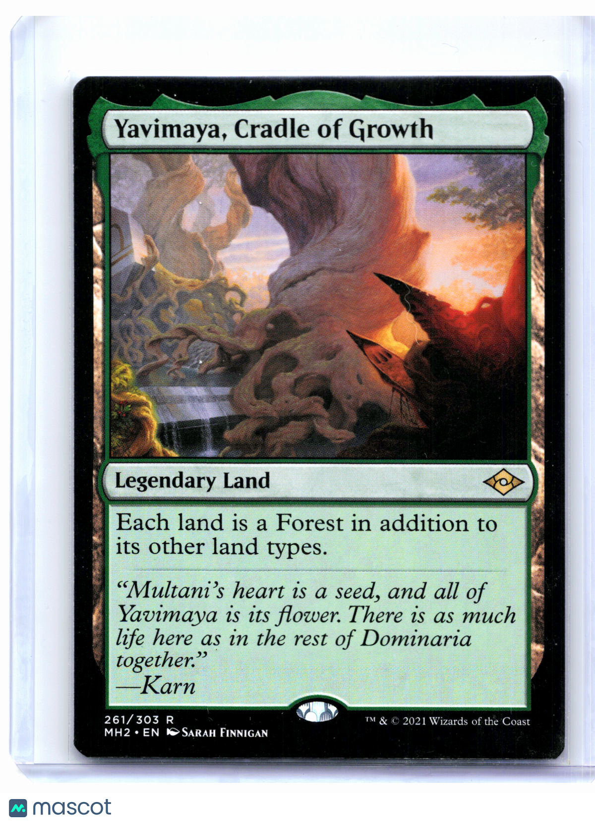 2021 Magic: TG—Yavimaya, Cradle of Growth #261 Modern Horizons 2—Rare Nonfoil