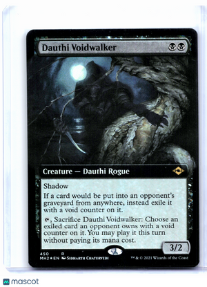 2021 Magic: TG—Dauthi Voidwalker (Extended Art) #450 Modern Horizons 2—Rare Foil
