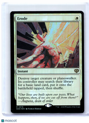 2026 Magic: The Gathering—Erode #0015 Secrets of Strixhaven—Rare Foil