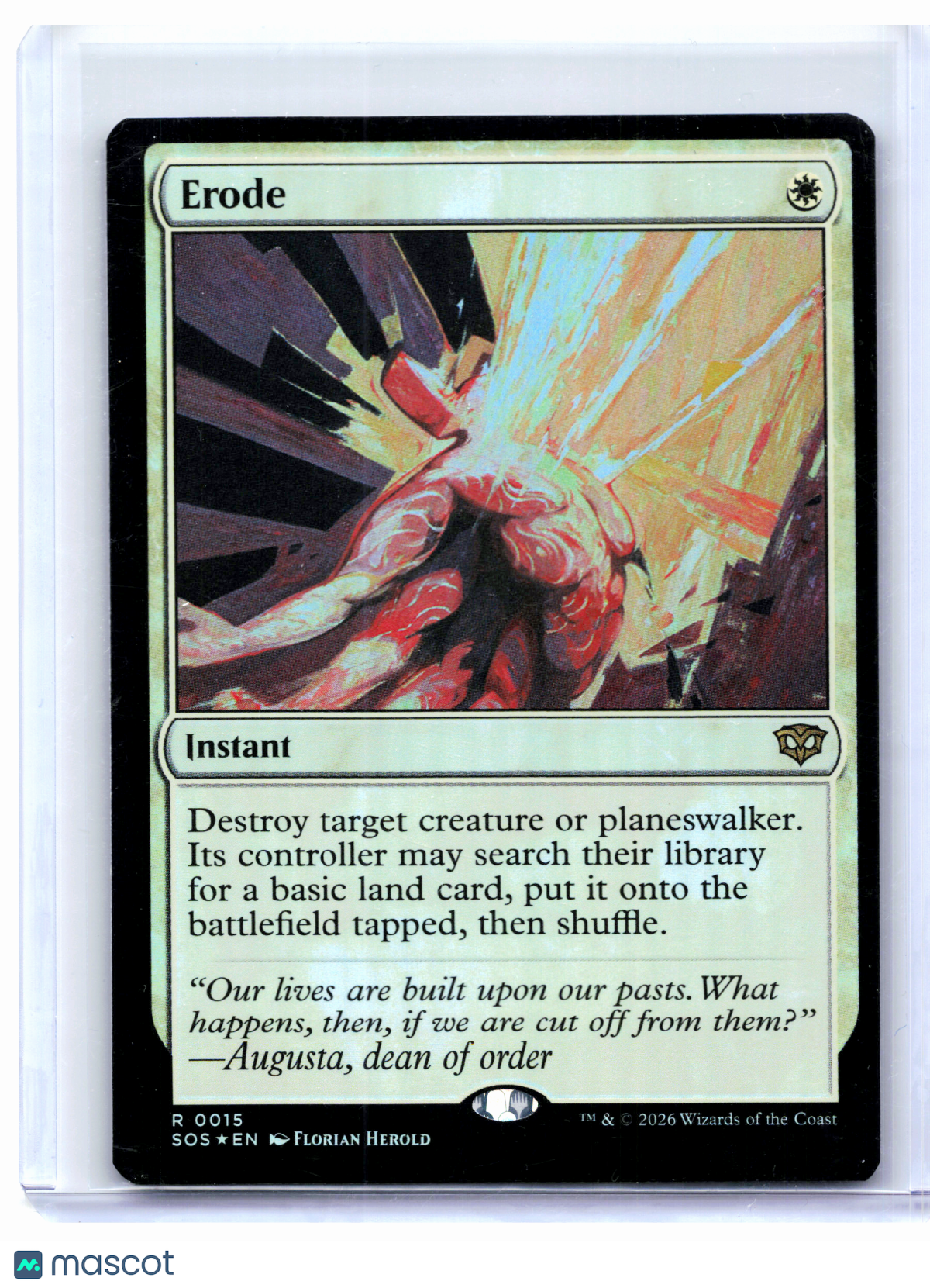 2026 Magic: The Gathering—Erode #0015 Secrets of Strixhaven—Rare Foil
