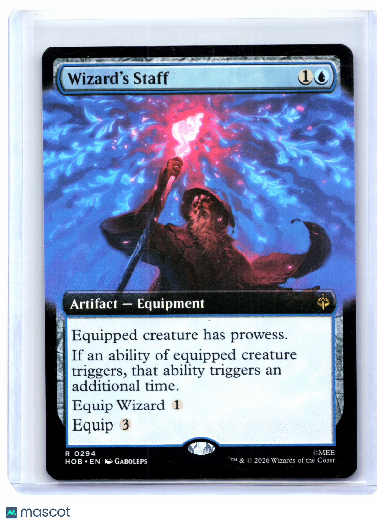 2026 Magic: TG—Wizard's Staff (Extended Art) #0294 The Hobbit—Rare Nonfoil