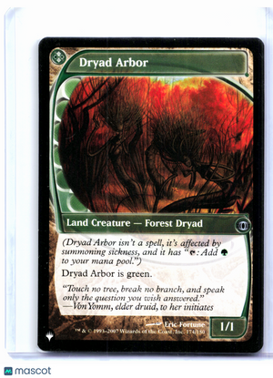 2020 Magic: The Gathering—Dryad Arbor #174 The List Reprints—Uncommon Nonfoil