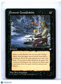 1995 Magic: The Gathering—Demonic Consultation #9 Ice Age—Uncommon Nonfoil