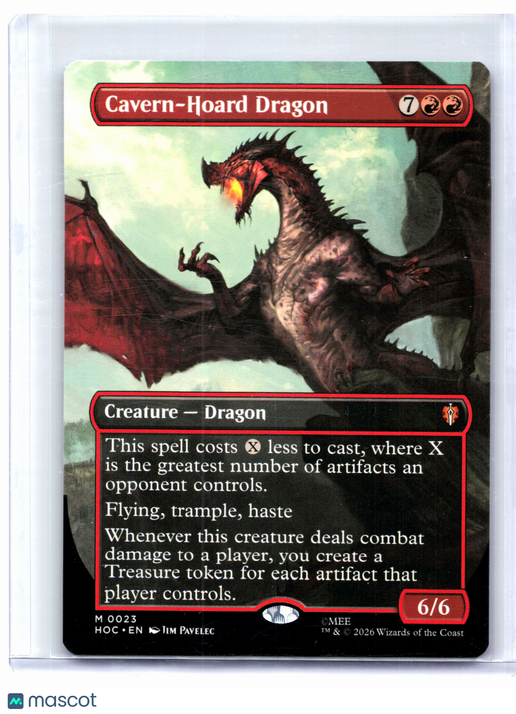 2026 Magic: TG—Cavern-Hoard Dragon (Borderless) #0023 HOC—Mythic Nonfoil