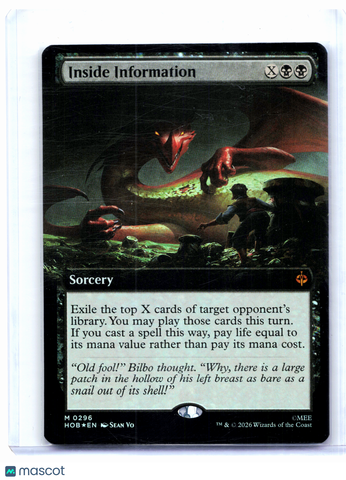 2026 Magic: TG—Inside Information (Extended Art) #0296 The Hobbit—Mythic Foil