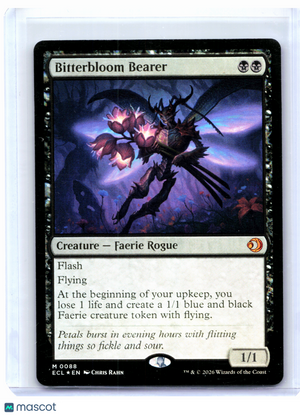 2026 Magic: The Gathering—Bitterbloom Bearer #0088 Lorwyn Eclipsed—Mythic Foil