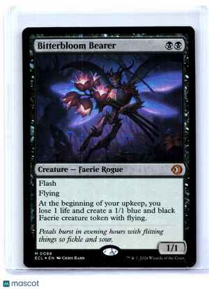 2026 Magic: The Gathering—Bitterbloom Bearer #0088 Lorwyn Eclipsed—Mythic Foil