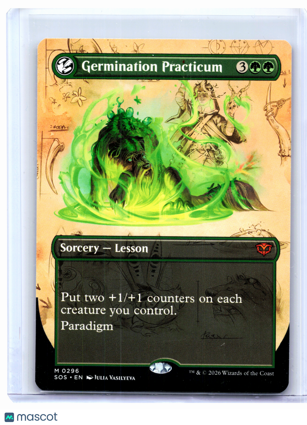 2026 Magic: TG—Germination Practicum (Borderless) #0296 SOS—Mythic Nonfoil