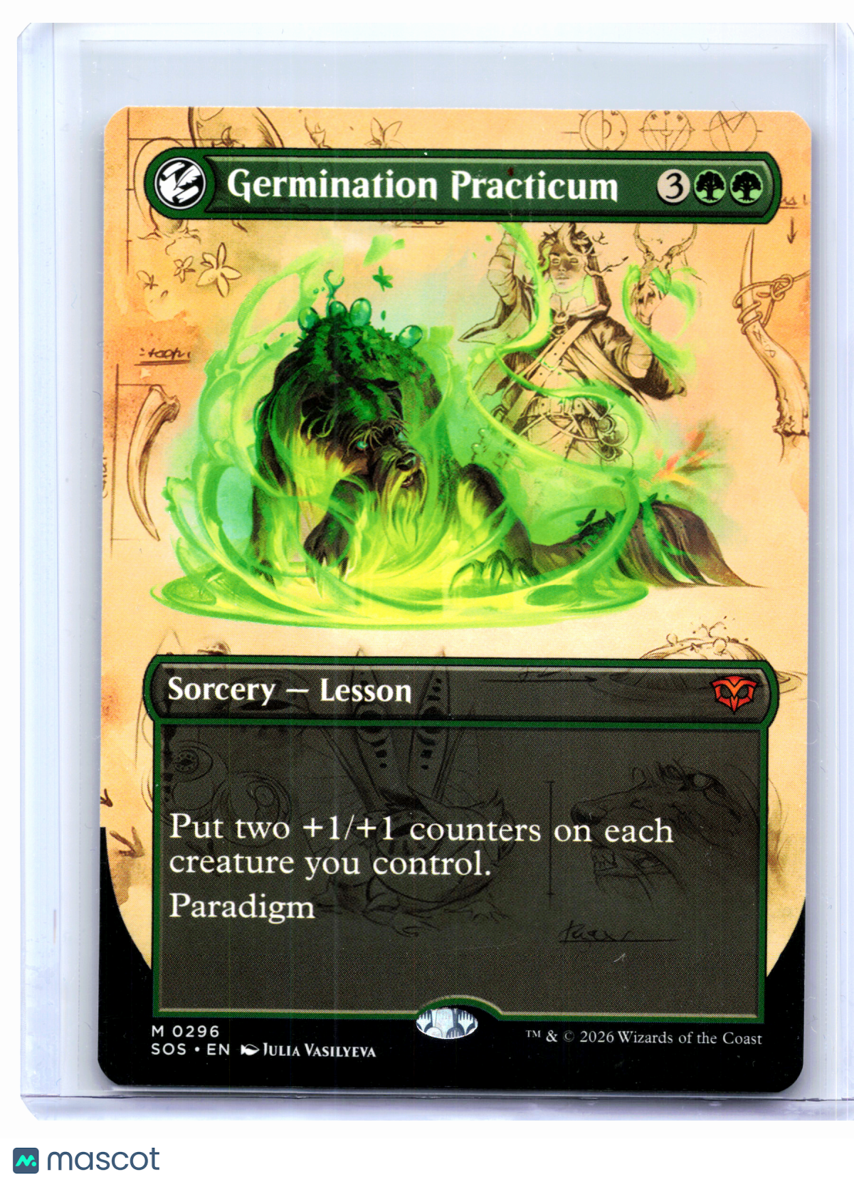 2026 Magic: TG—Germination Practicum (Borderless) #0296 SOS—Mythic Nonfoil