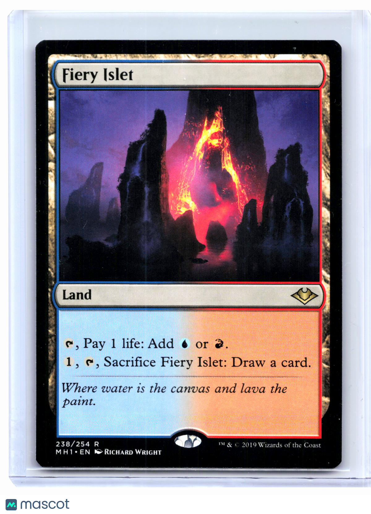 2019 Magic: The Gathering—Fiery Islet #238 Modern Horizons—Rare Nonfoil