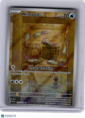 2023 Pokemon—Wimpod #191 Paradox Rift—Illustration Rare Holo [Lightly Played]