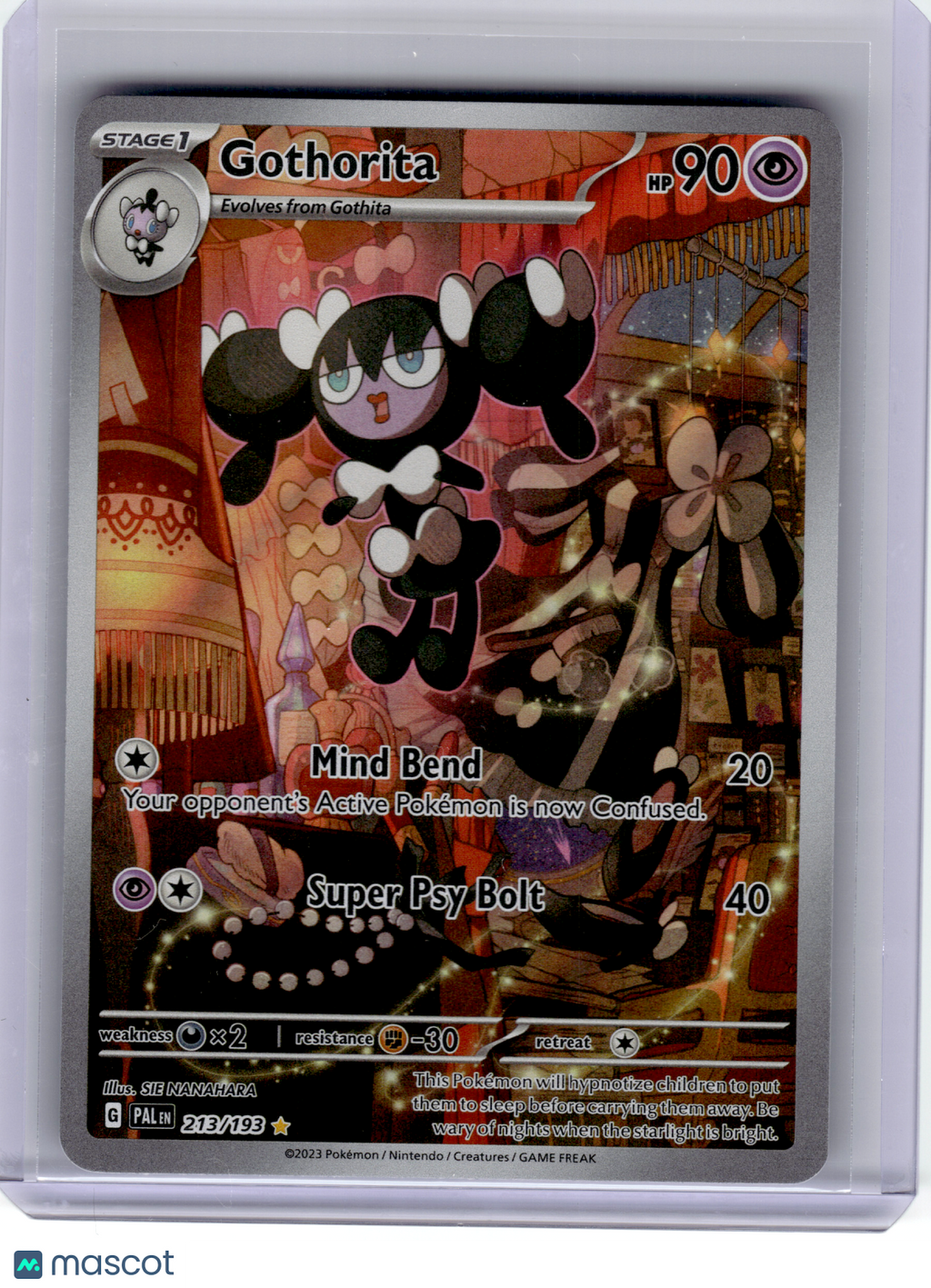 2023 Pokemon—Gothorita #213 Paldea Evolved—Illustration Rare [Lightly Played]