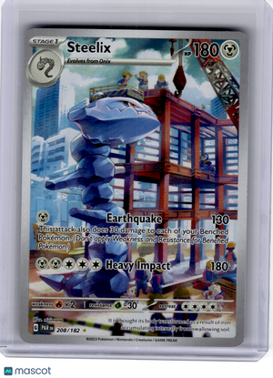 2023 Pokemon—Steelix #208 Paradox Rift—Illustration Rare Holo [Lightly Played]