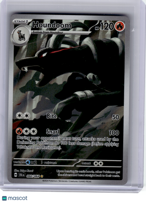 2024 Pokemon—Houndoom #66 Shrouded Fable—Illustration Rare Holo [Lightly Played]