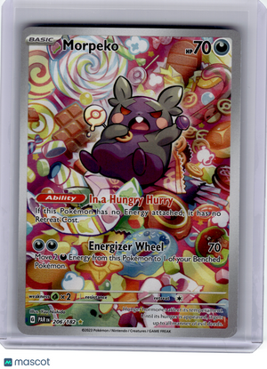2023 Pokemon—Morpeko #206 Paradox Rift—Illustration Rare Holo [Lightly Played]