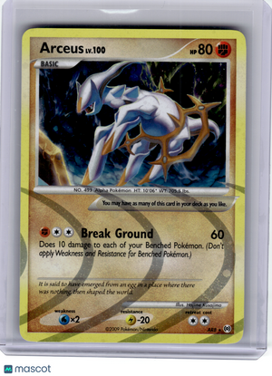 2009 Pokemon—Arceus #AR8 Arceus—Rare Holo [Lightly Played]