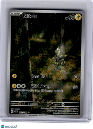 2023 Pokemon—Blitzle #195 Paradox Rift—Illustration Rare Holo [Lightly Played]