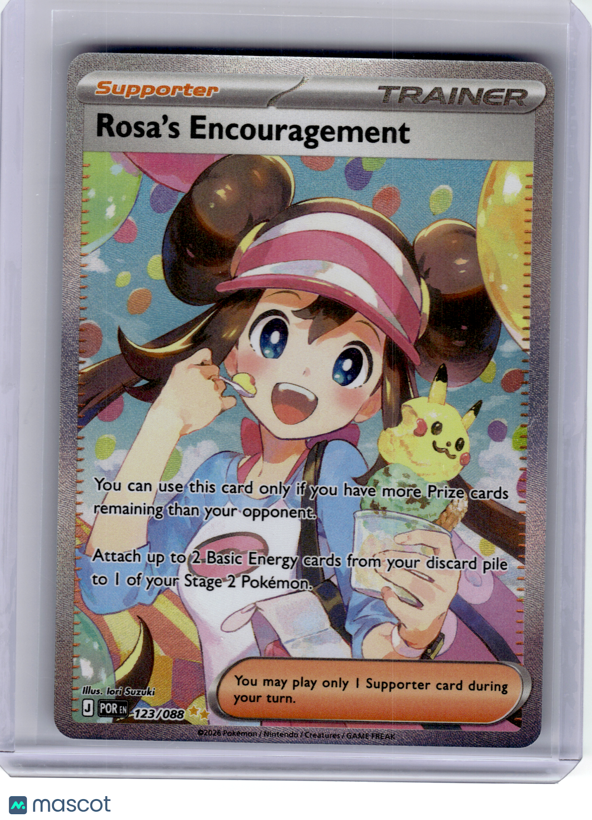 2026 Pokemon—Rosa's Encouragement #123 Perfect Order—Special Illustration Rare