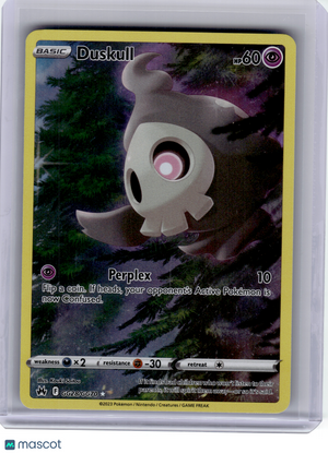 2023 Pokemon—Duskull #GG28 Crown Zenith: Galarian Gallery—Rare Holo