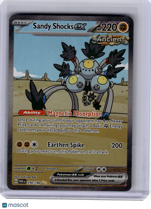 2023 Pokemon—Sandy Shocks EX #250 Paradox Rift—Special Illustration Rare Holo