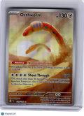 2023 Pokemon—Orthworm #224 Paldea Evolved—Illustration Rare Holo