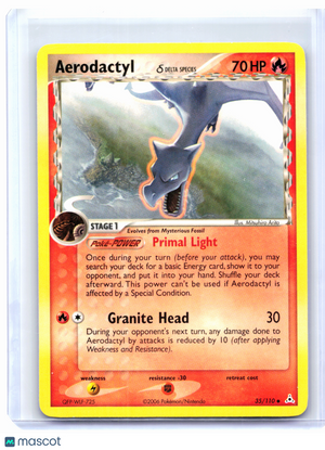 2006 Pokemon—Aerodactyl (Delta Species) #35/110 Holon Phantoms—Uncommon Nonholo